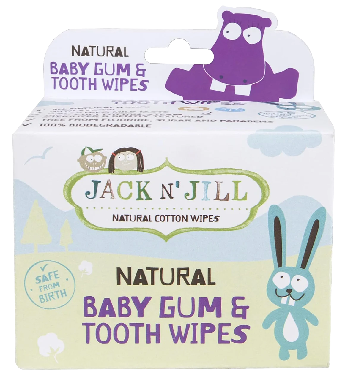Natural Baby Gum & Tooth Wipes - 25 Wipes