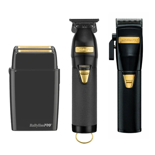 BaByliss Pro Black FX Combo - FX Clipper, FX Trimmer, FX Shaver