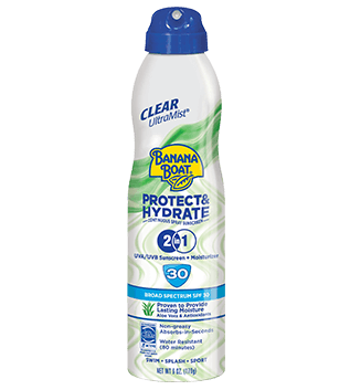 Banana Boat Clear UltraMist 2 In 1 SPF30 6 oz