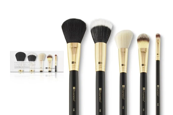 Face Essential 5 pc Brush Set - Option : 5Pc Set