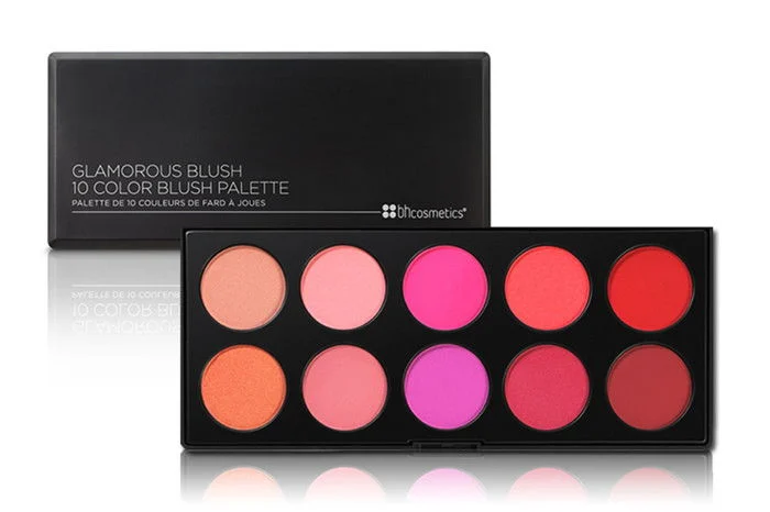 Glamorous 10 Color Blush Palette - Option : Glamorous 10 Color Blush Palette
