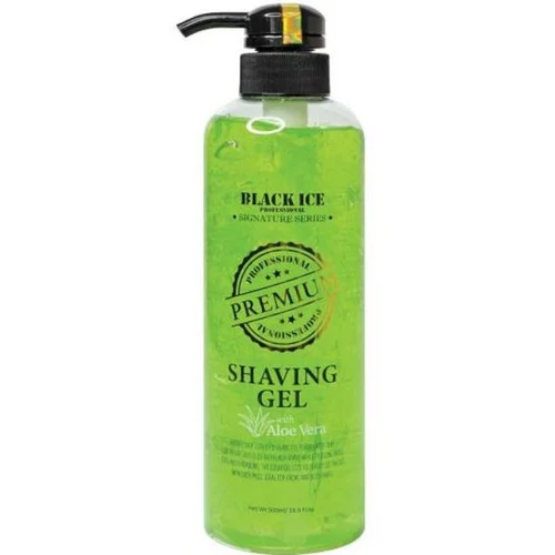 BLACKICE Premium Shaving Gel with Aloe Vera 16.9 oz.