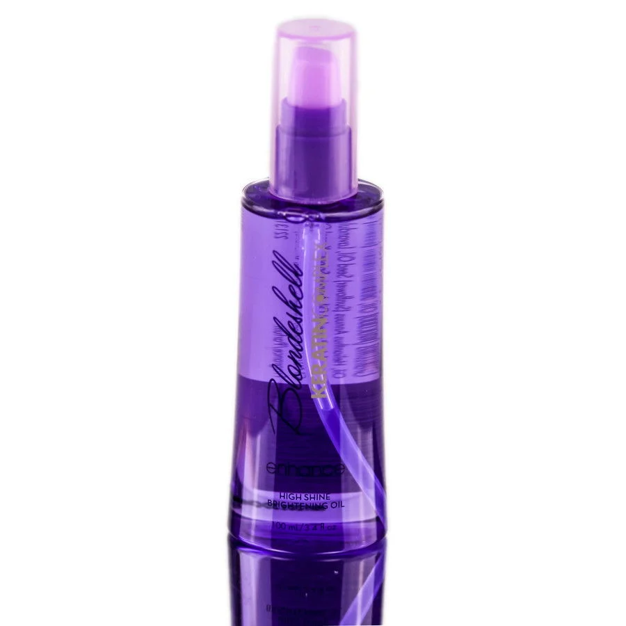 Blondeshell Keratin Complex Enhance High Shine Brightening Oil - Size : 3.4 oz