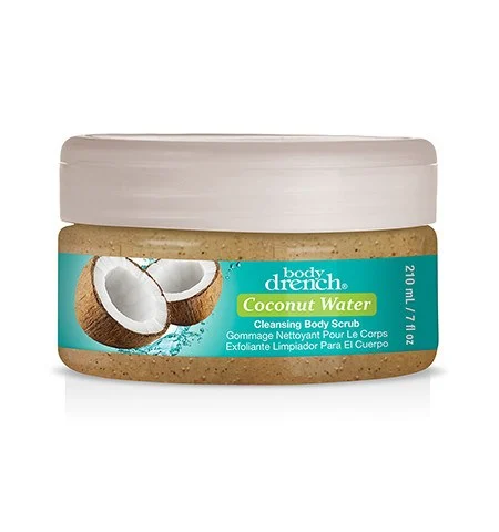 Body Drench Coconut Water Cleansing Body Scrub 7 oz