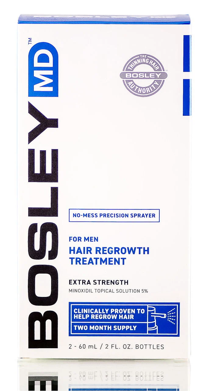 Bosley MD Men Hair Regrowth Treatment (Extra Strength) - 2 PC