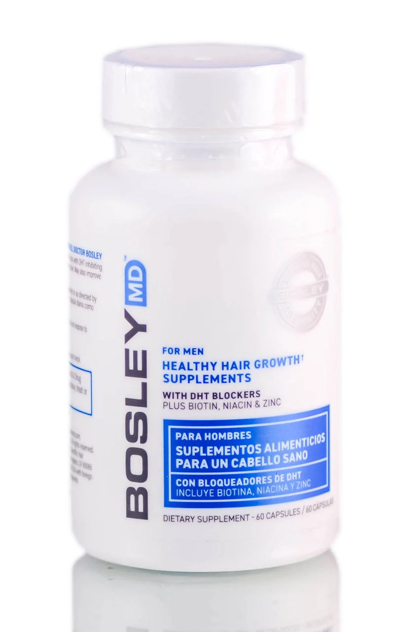 Bosley MD Healthy Men Hair Growth Supplements - 60 Caps