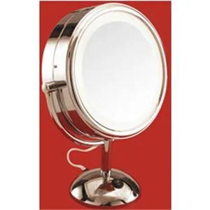 BRANDON LIGHTED MIRROR 5X 8 IN. DIAMETER