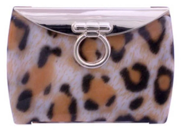 BRANDON MIRROR 3X COMPACT-LEOPARD