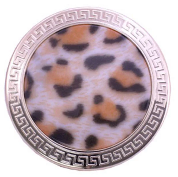 BRANDON MIRROR 5X COMPACT-LEOPARD