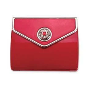 BRANDON MIRROR CRYSTALLIZED SWAROVSKI RUBY 7X RECTANGLE 2.5 IN.