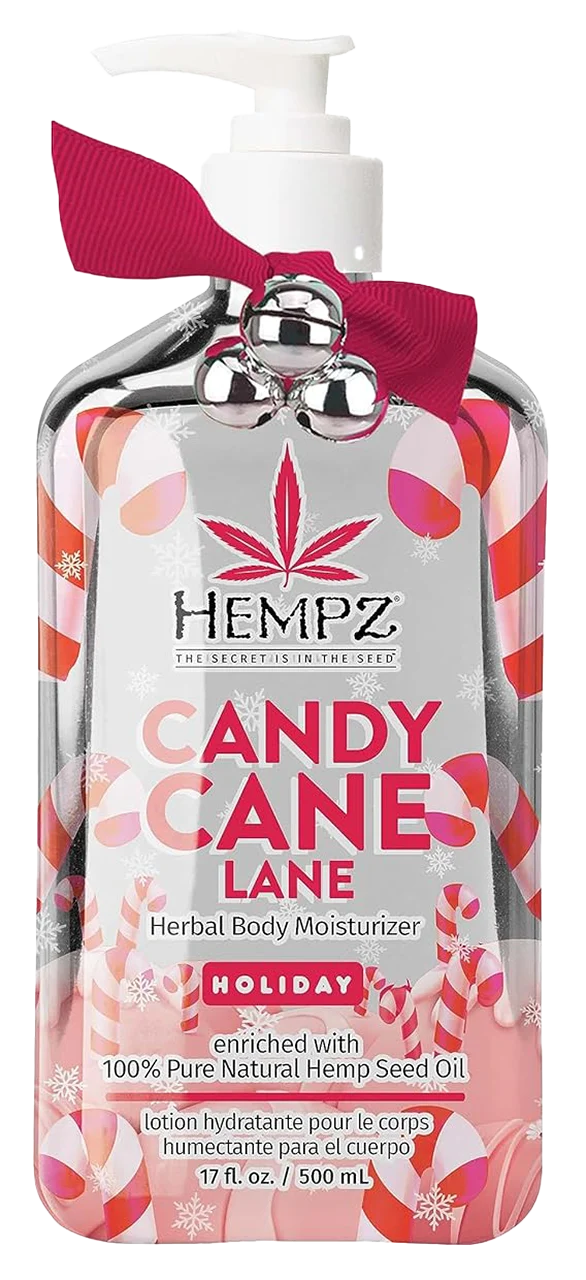Candy Cane Lane Herbal Body Moisturizer Limited Edition - 17 oz