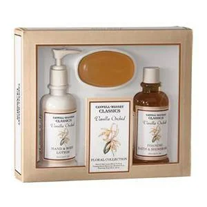 CASWELL MASSEY VANILLA ORCHID GIFT SET $39V 3 PC