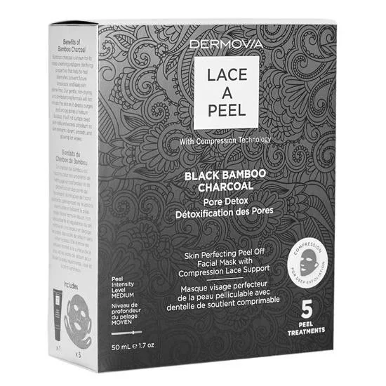 Lace A Peel Black Bamboo Charcoal Pore Detox - 5 Peel Treatments