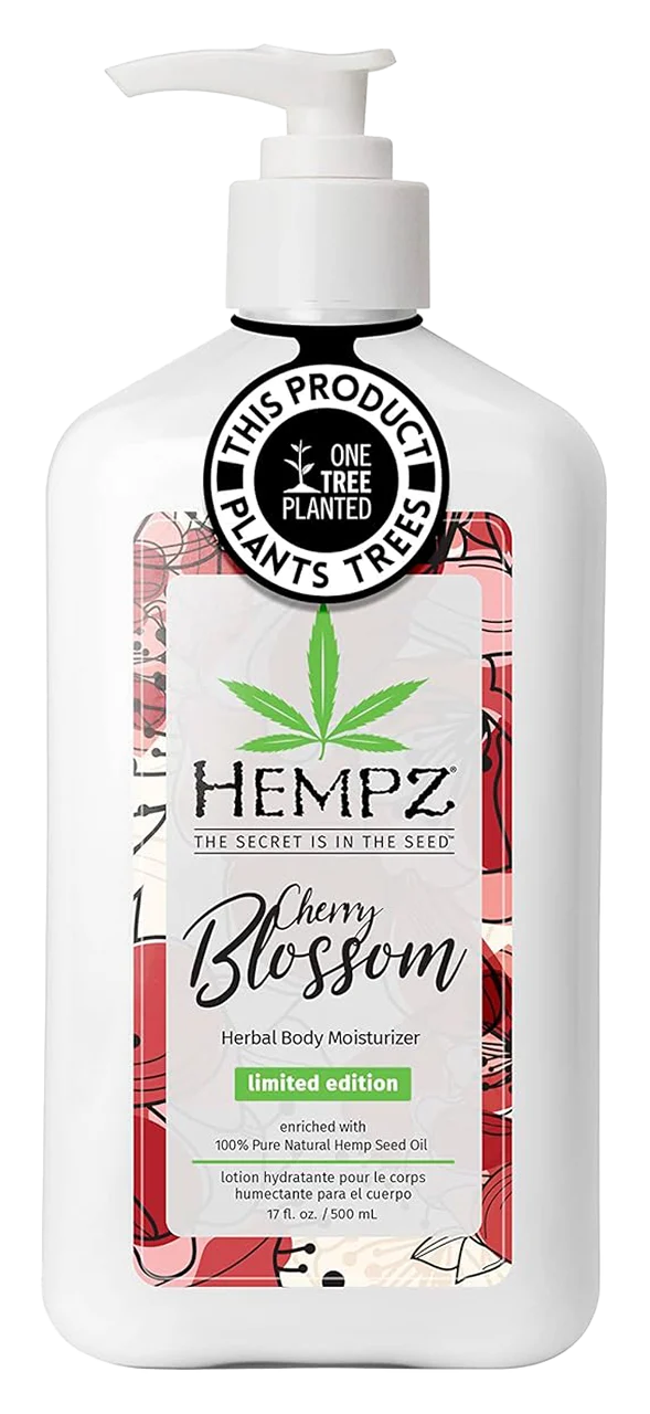 Cherry Blossom Herbal Body Moisturizer - 17 oz