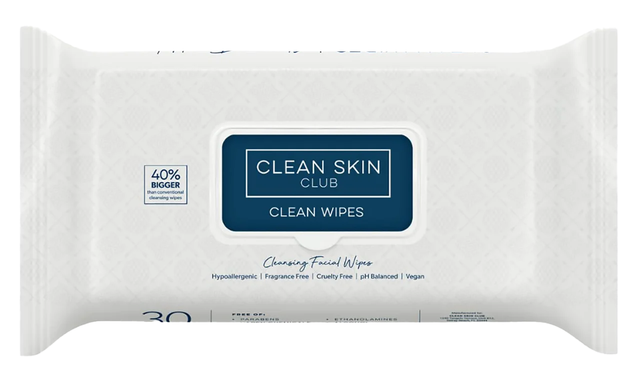 Cleansing Facial Wipes - 30 XL Count