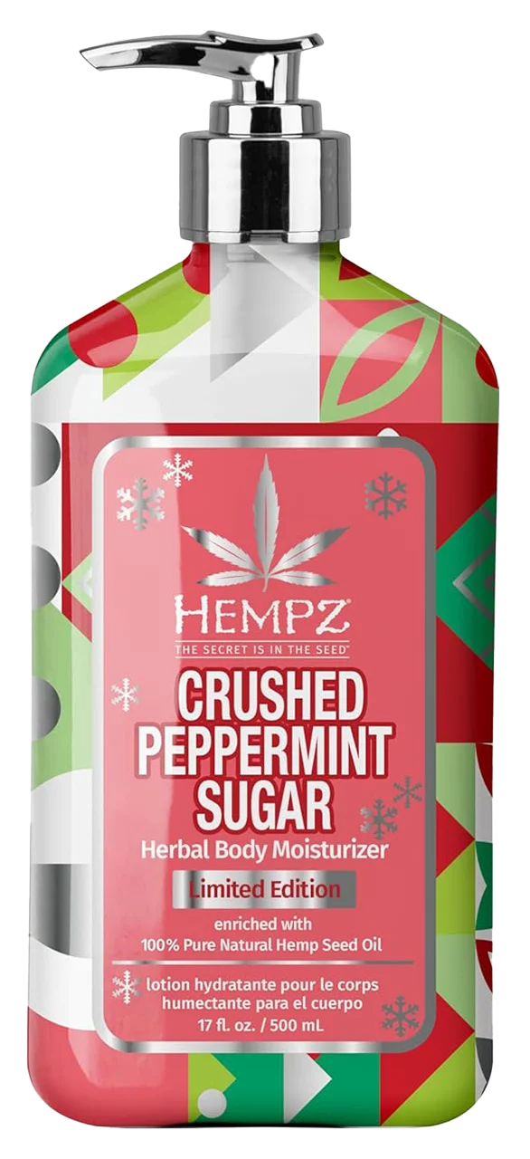 Crushed Peppermint Sugar Herbal Body Moisturizer Limited Edition - 17 oz