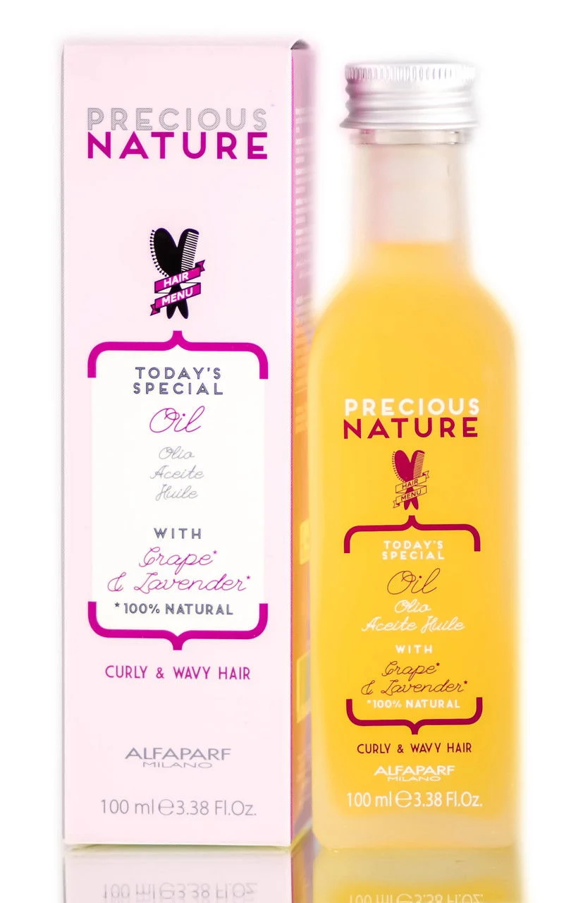 Alfaparf Precious Nature Oil for Curly & Wavy Hair - 3.38 oz