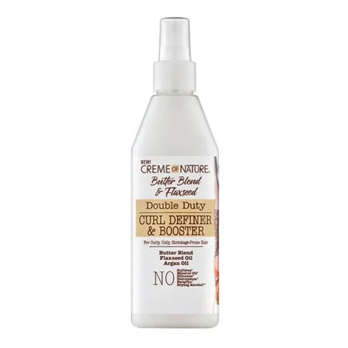 Creme of Nature Butter Blend & Flaxseed Double Duty Curl Definer and booster 12 oz.
