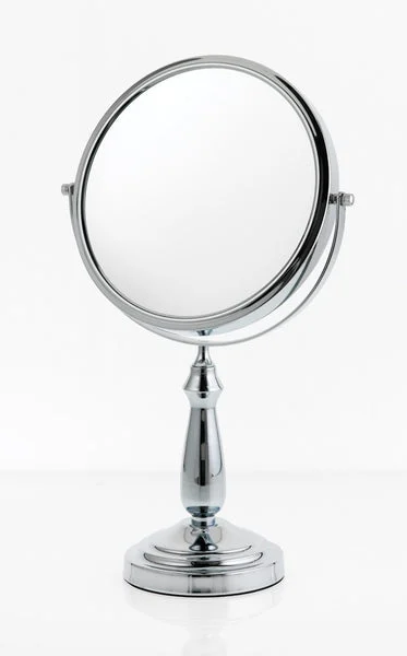 Danielle Mirror 10X Chrome Large Column Stem Vanity