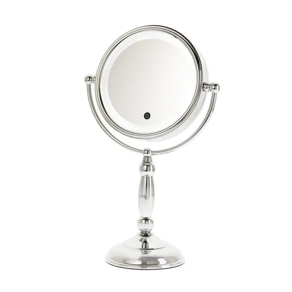 Danielle Mirror 10X Lighted LED Chrome Touch Button