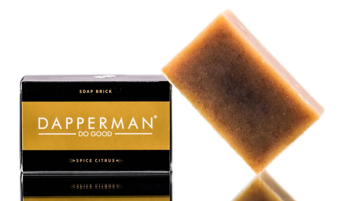 Organic Deodorizing Body Soap Brick - Option : Spiced Citrus