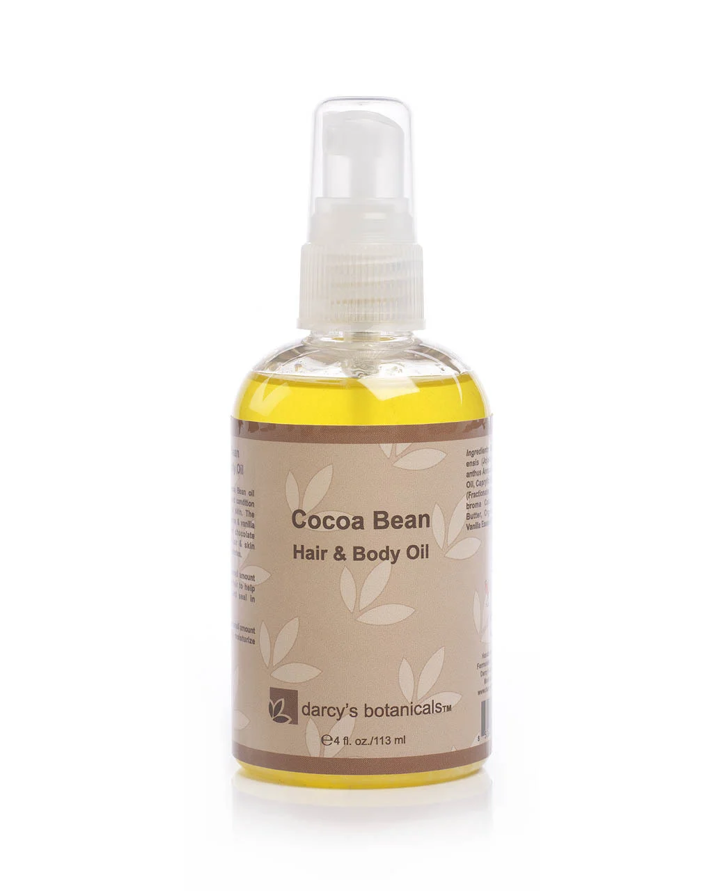 Cocoa Bean Natural Hair & Body Oil - Size : 4 oz