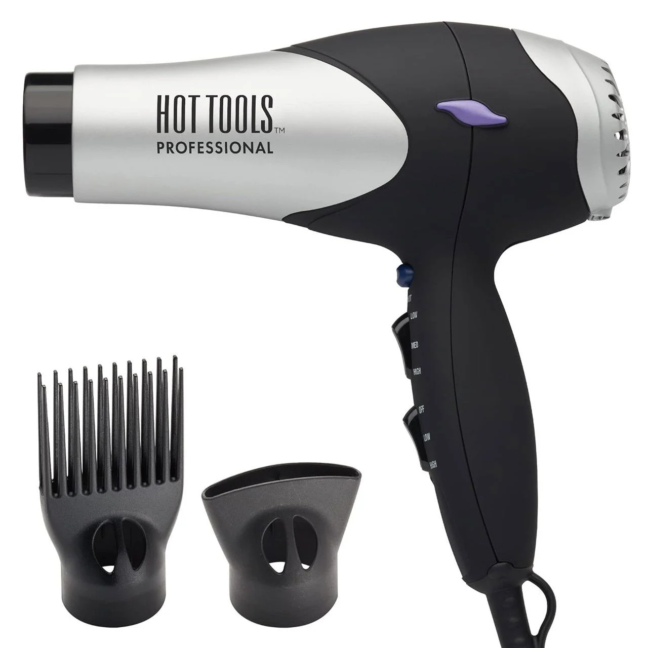 Pro Artist Turbo Salon Dryer - Black/Silver