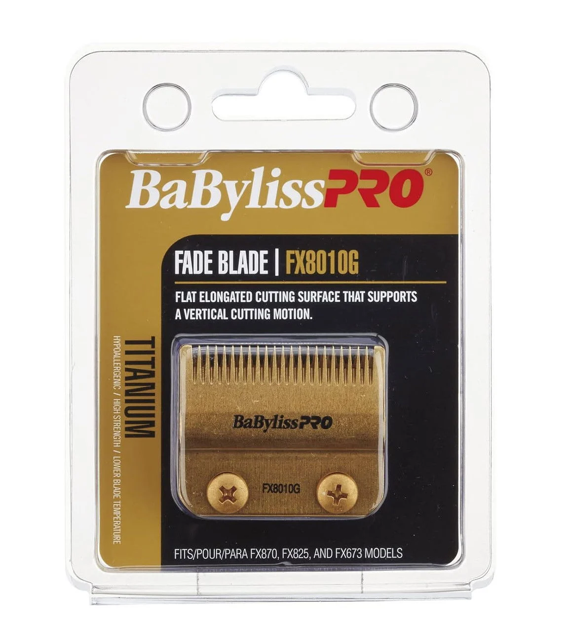 Pro Replacement Gold Titanium Fade Blade - FX8010G