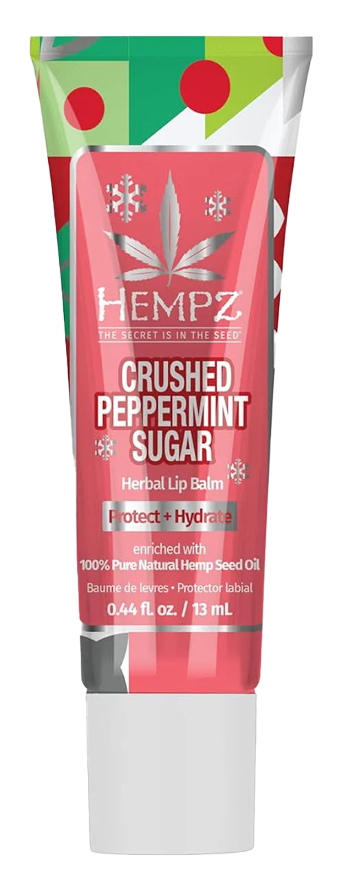 Crushed Peppermint Sugar Herbal Lip Balm - 0.44 oz
