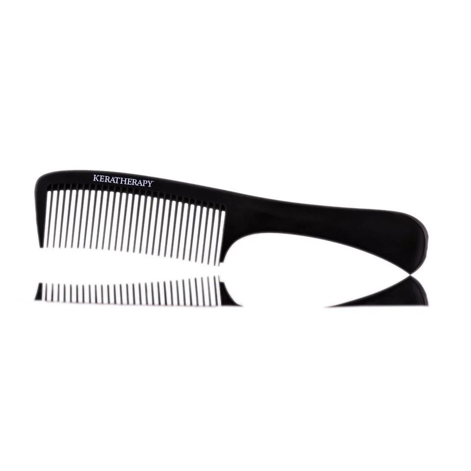 Heat Resistant Carbon Wide Tooth Comb - Option : Black Comb