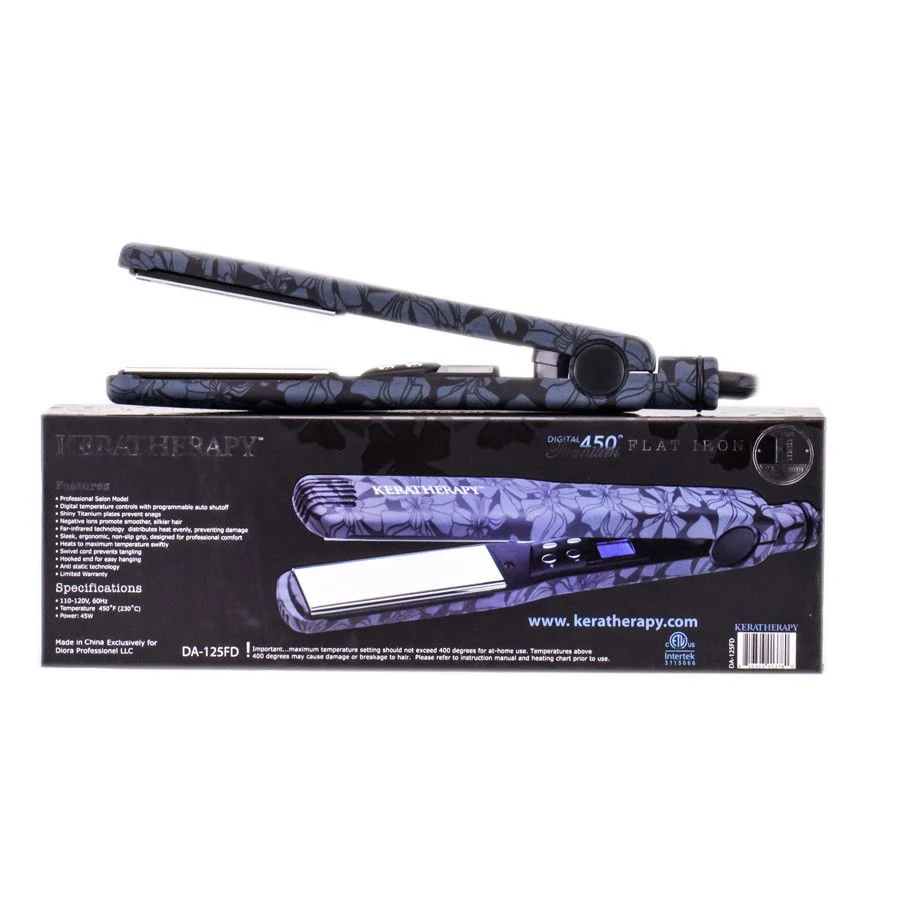 Titanium Digital #450 Degree Flat Iron - Option : 1 inch Flat Iron