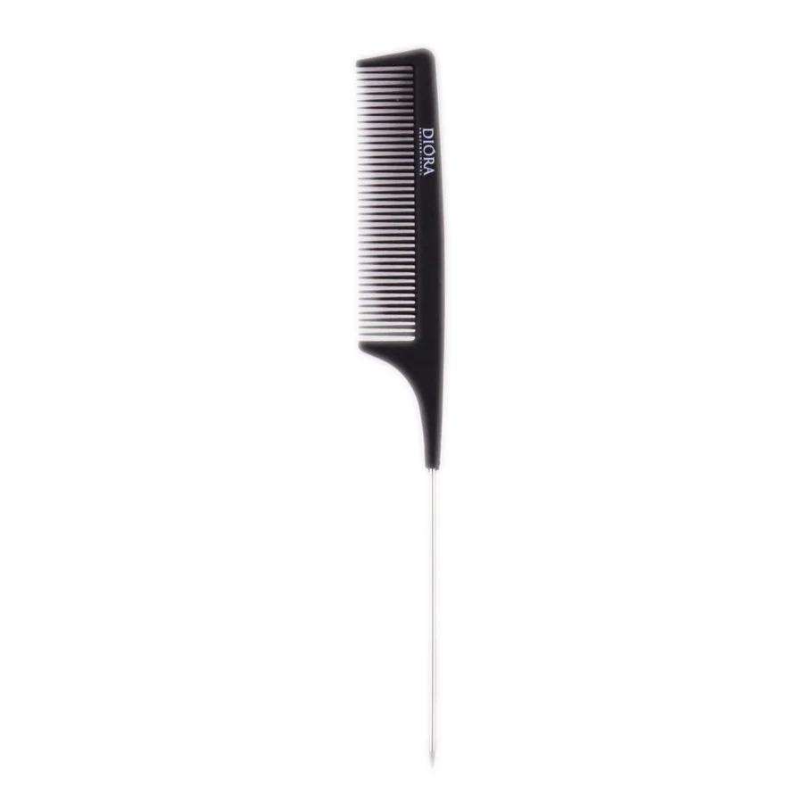Diora Professional Heat Resistant Carbon Tail Comb - Option : Tail Comb