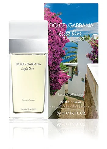 Dolce and Gabbana Women's Light Blue Escape to Panarea Eau De Toilette Spray 1.6 oz