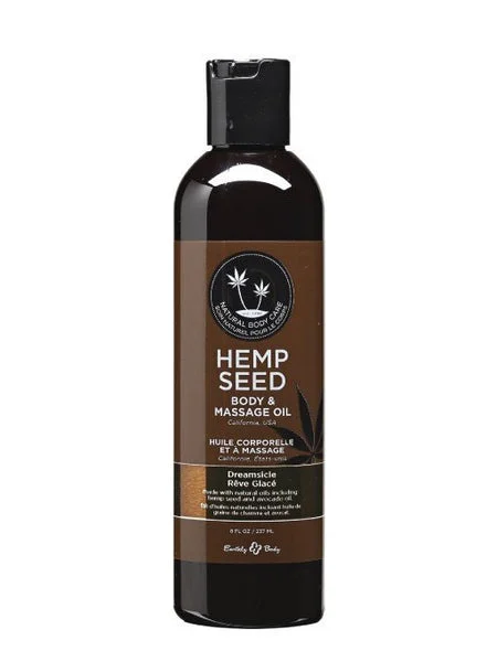 Earthly Body Massage Oil-Dreamsicle 8 oz