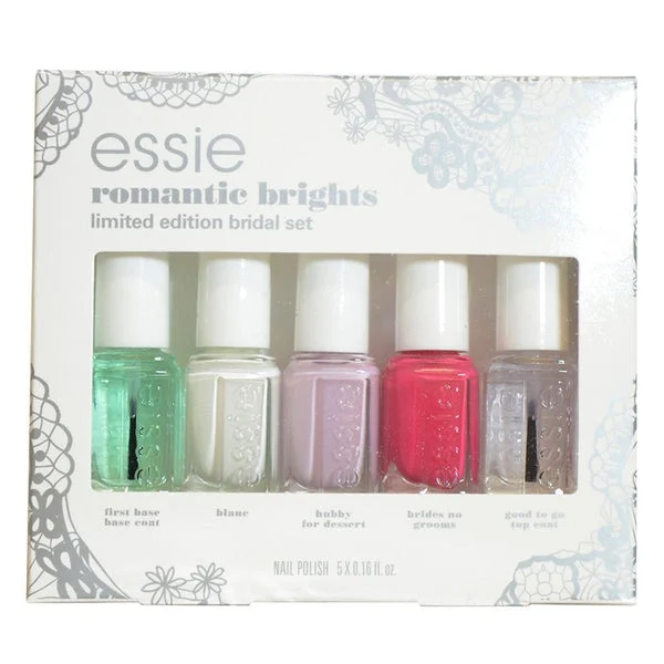 Essie Romantic Brights 5 Piece Mini Set #1- Bridal 2015