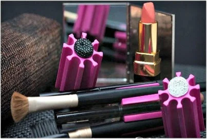 Every Drop Cosmetic Tool Organizer-Silver Crystals