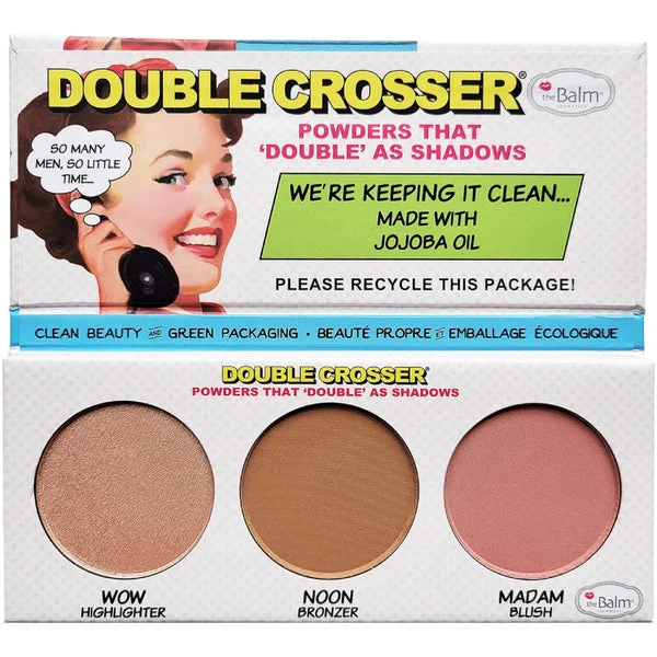 The Balm Double Crosser Highlighter Travel Size