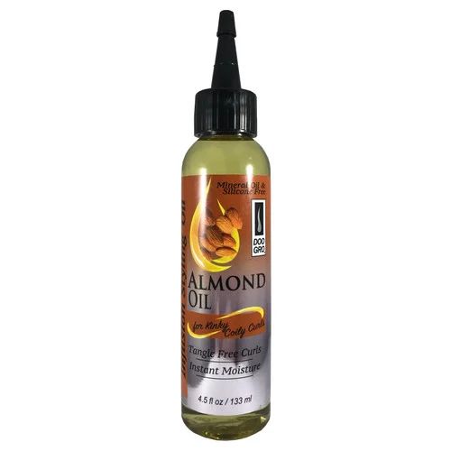 DOO GRO Infusion Styling Almond Oil for Kinky Coily Curls Hair 4.5 oz