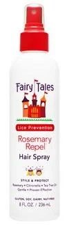 Fairy Tales Rosemary Repel Lice Prevention Hair Spray 8 oz
