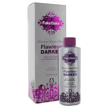 Fake Bake Flawless Darker Self Tan with Mitt 6 oz