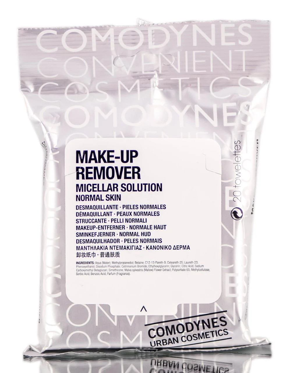 Micellar Solution Normal Skin Make-Up Remover Pack - 20 pc