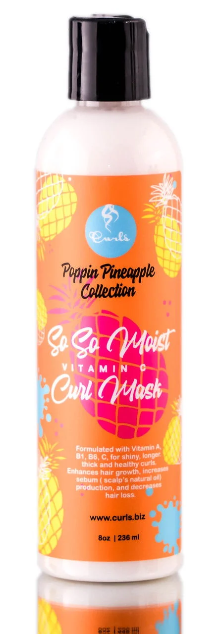 Poppin Pineapple Collection So So Moist Curl Mask - 8 oz