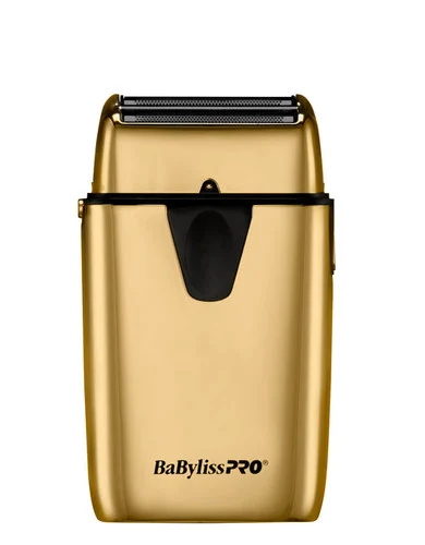 BaByliss Pro UV Disinfecting Metal Double Foil Shaver Gold FXLFS2G
