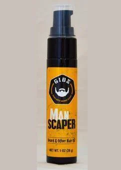 Gibs ManScraper Beard and Other Hair Oil 1 oz
