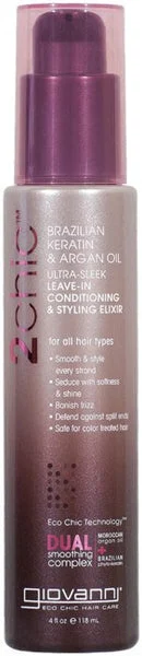 Giovanni 2Chic Ultra-Sleek Leave-In Conditioning and Styling Elixir 4 oz