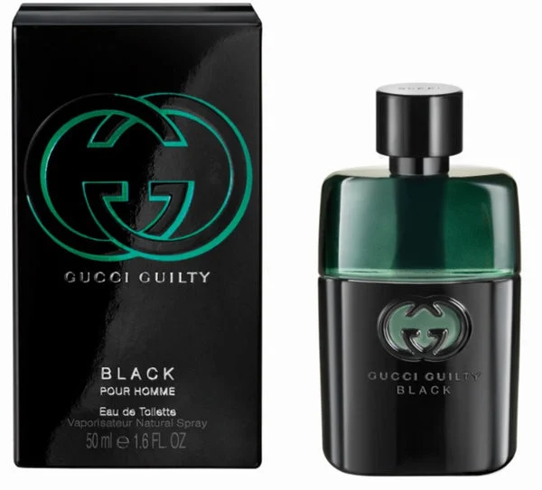 GUCCI GUILTY BLACK MEN`S POUR HOMME EAU DE TOILETTE SPRAY 1.6 oz