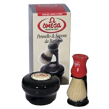 HARRY KOENIG OMEGA SHAVE BRUSH AND BOWL GIFT SET