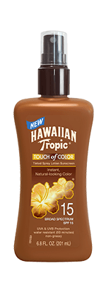 Hawaiian Tropic Touch of Color Lotion Pump SPF15 6.8 oz