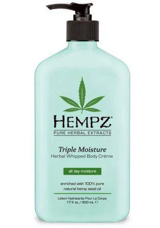 Hempz Triple Moisture Herbal Whipped Body Creme 17 oz