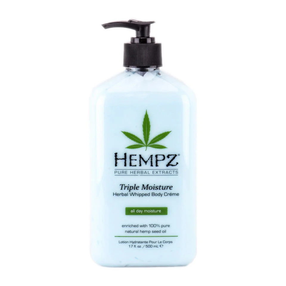 Hempz Triple Moisture Herbal Whipped Body Creme - Size : 17 oz